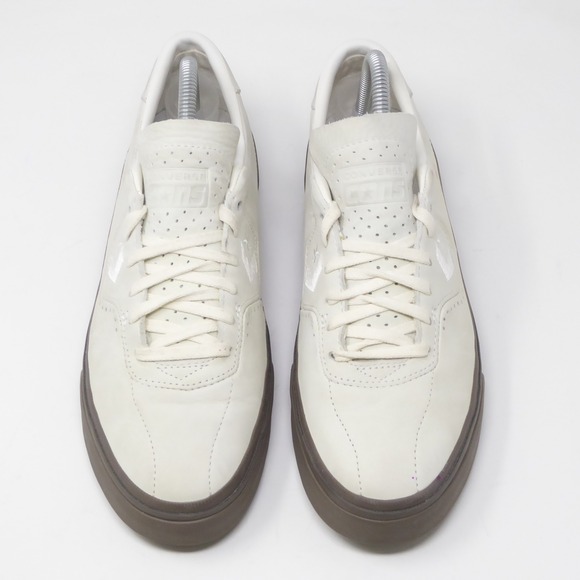 Converse CONS Louie Lopez Pro Low 'Egret Dark Mushroom Gum Shoes Cream Suede 8.5 - Picture 2 of 9